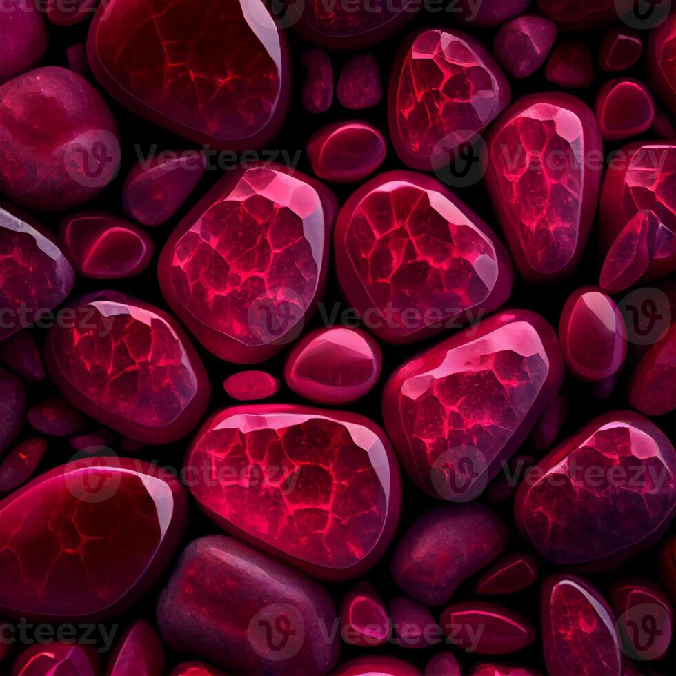 Red ruby stone texture background - image photo