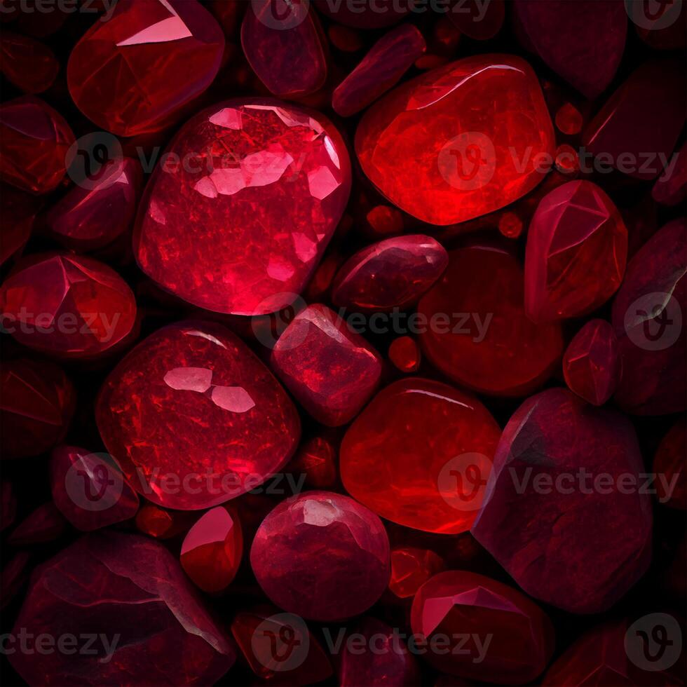 Red ruby stone texture background - image photo