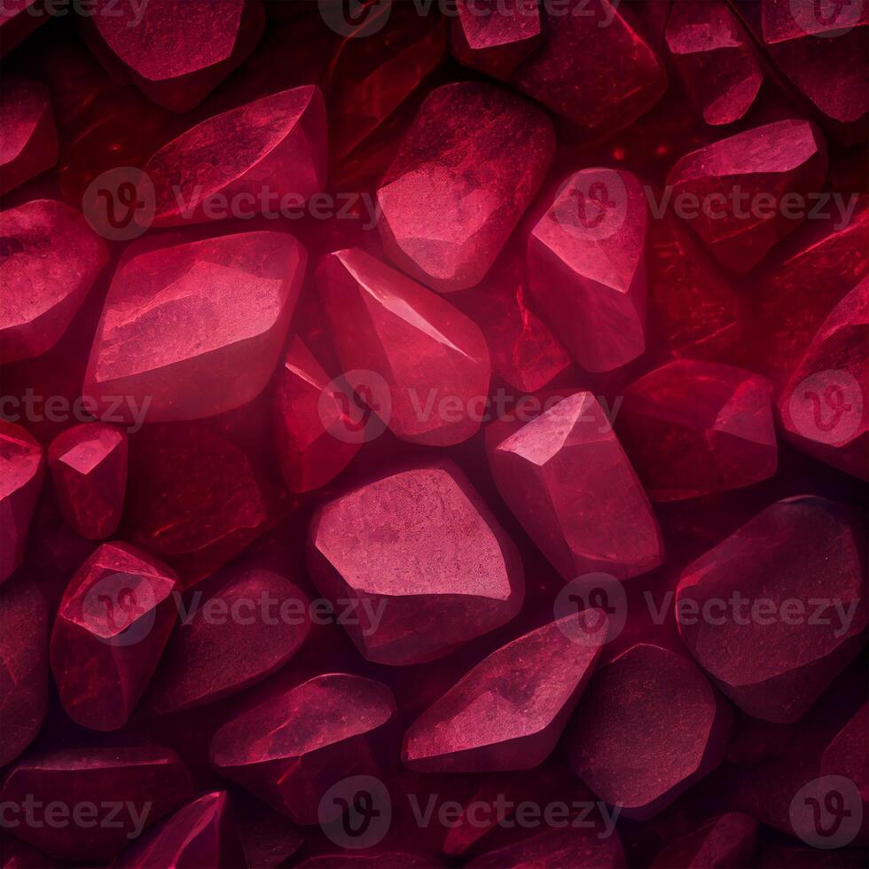 Red ruby stone texture background - image photo