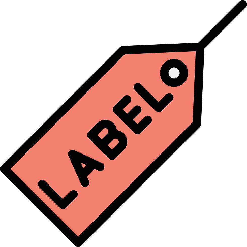 ilustración de diseño de icono de vector de etiqueta