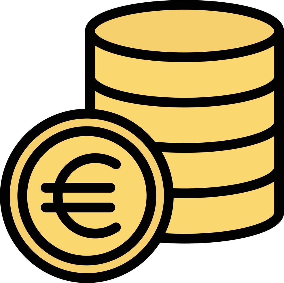 Euro Vector Icon Design Illustration
