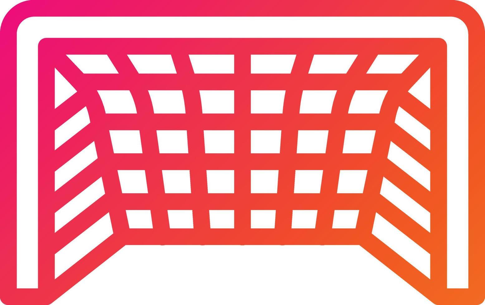 Football goal Vector Icon Design Illustration