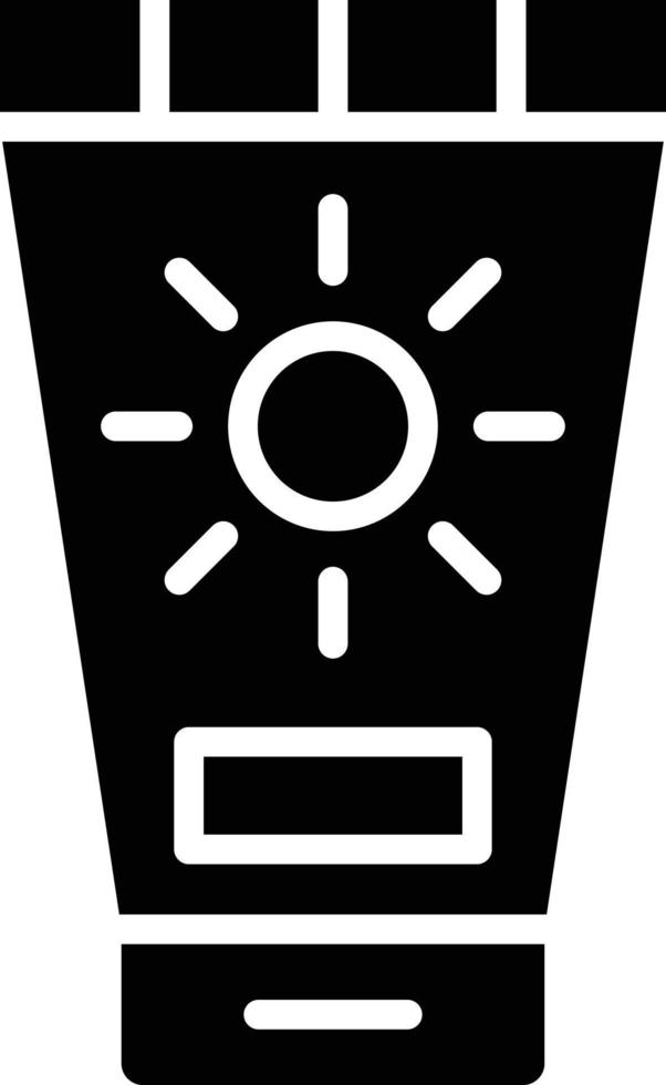 ilustración de diseño de icono de vector de protector solar