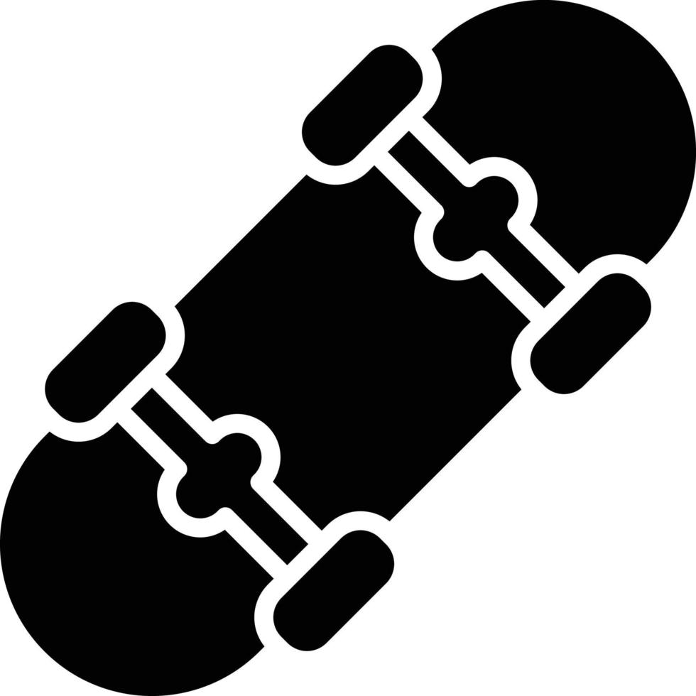 ilustración de diseño de icono de vector de patineta