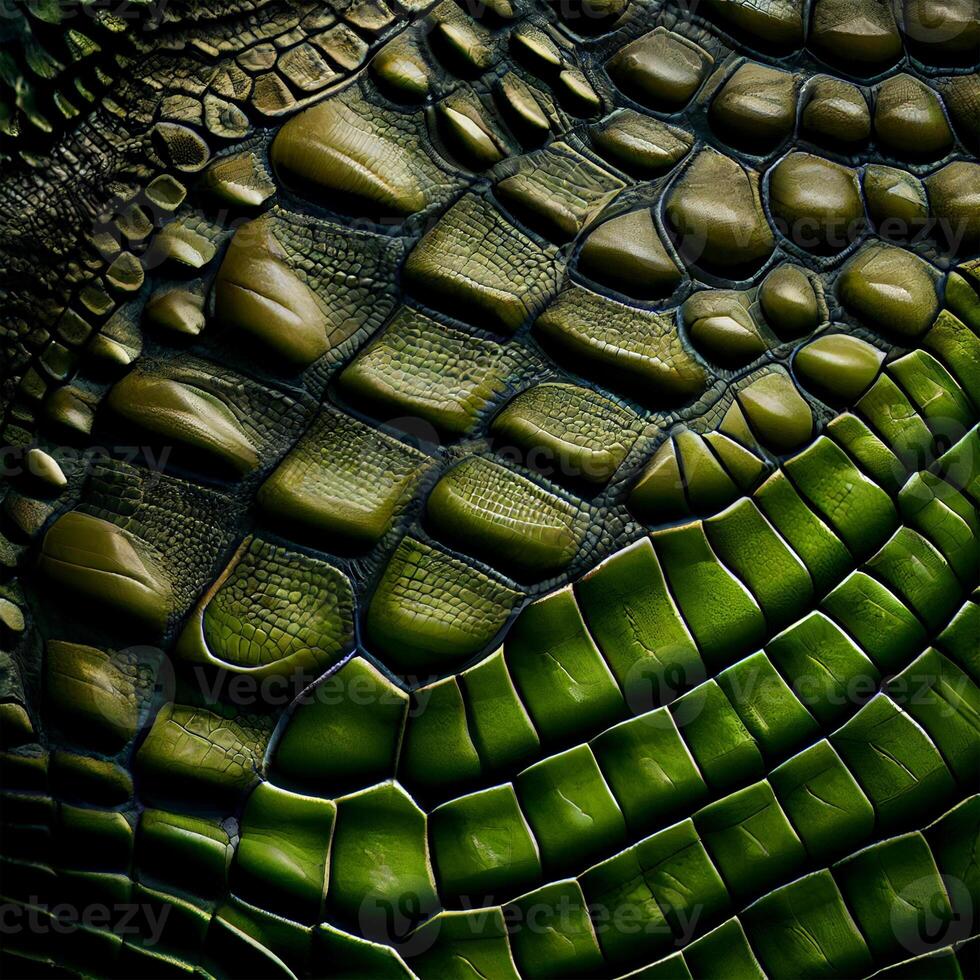 Expensive natural crocodile skin texture - image photo