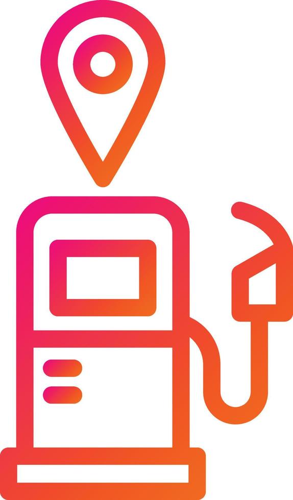 Gas station Vector Icon Design Illustration