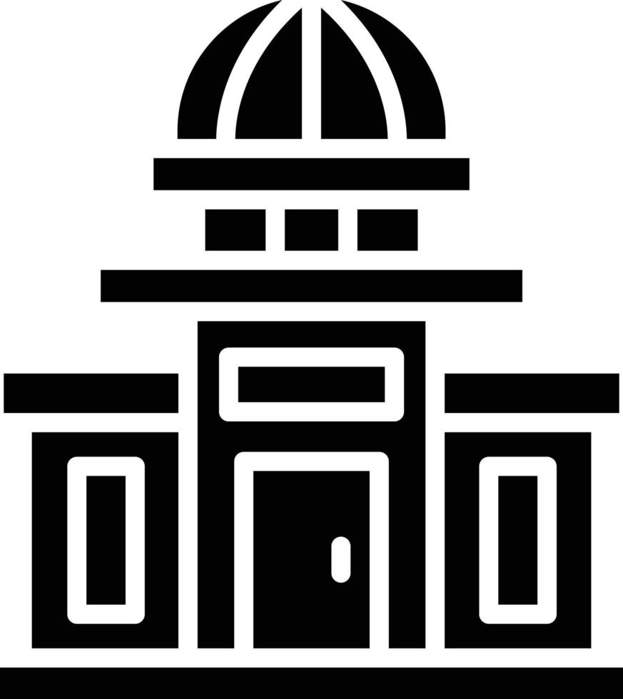 Government building Vector Icon Design Illustration