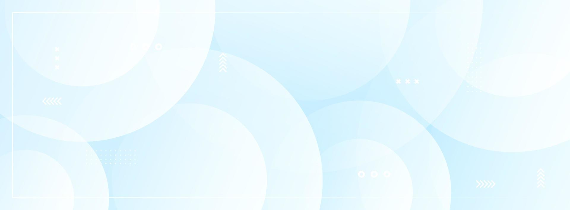 banner background. colorful, fresh blue gradation, circle eps 10 vector