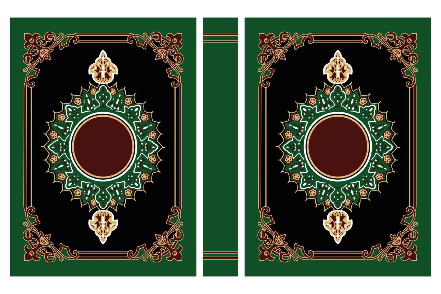 Classic Arabic Book Cover Typography Design is created with beautiful Islamic ornament vector
