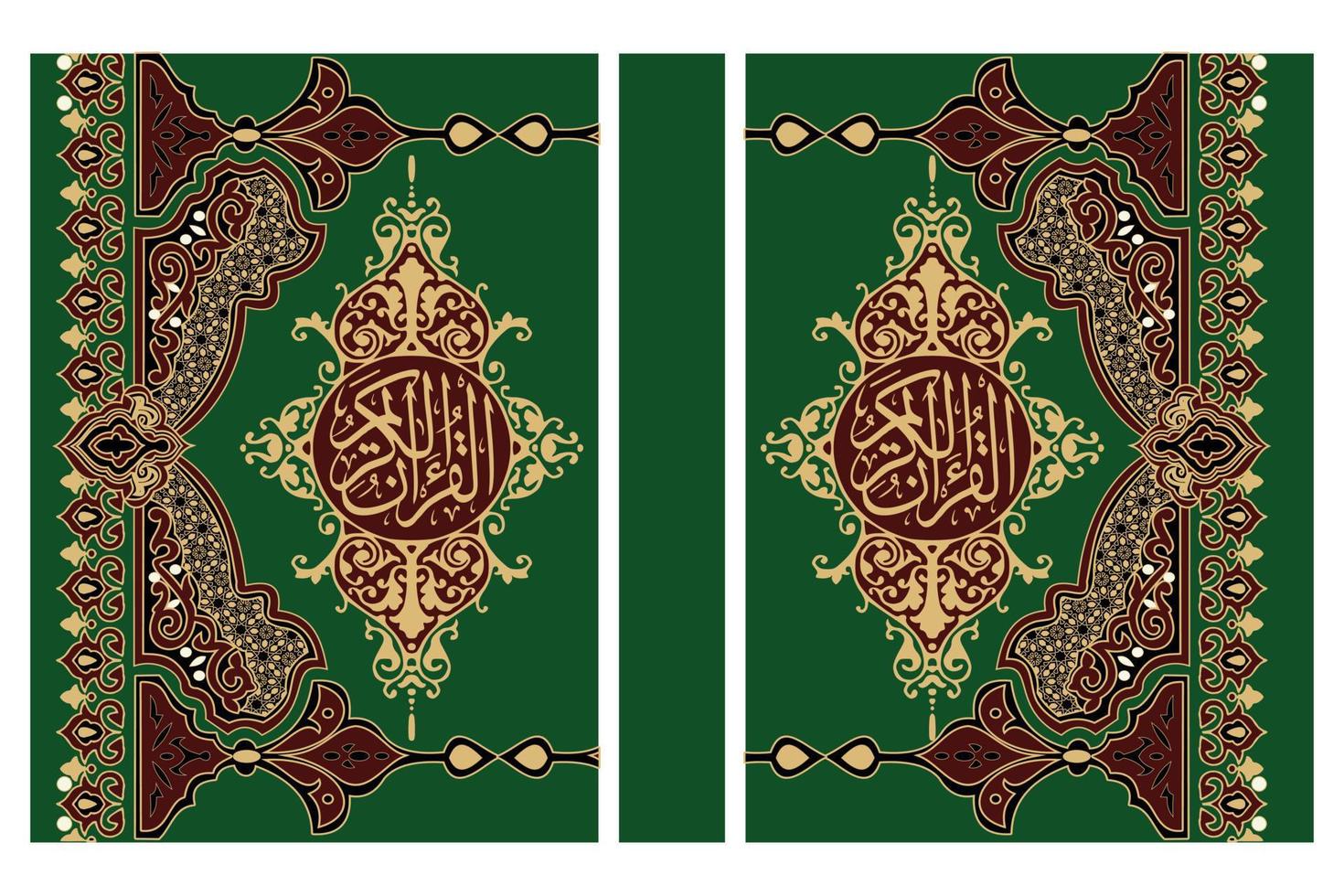Classic Arabic Book Cover Typography Design is created with beautiful Islamic ornament vector