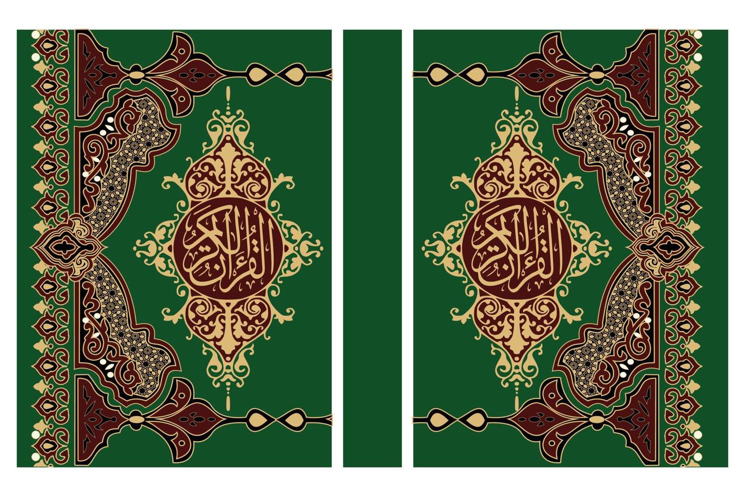 Classic Arabic Book Cover Typography Design is created with beautiful Islamic ornament vector
