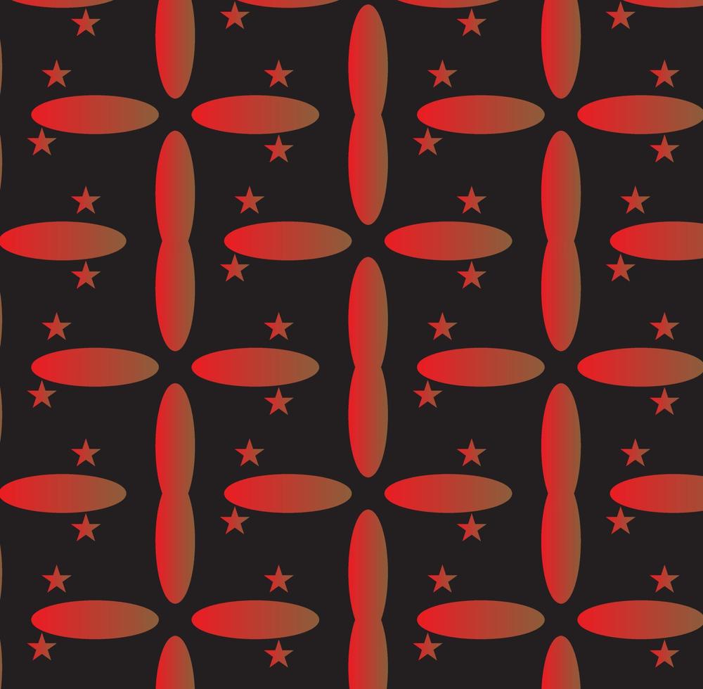 Set of red glasses and stars..For design background object. vector