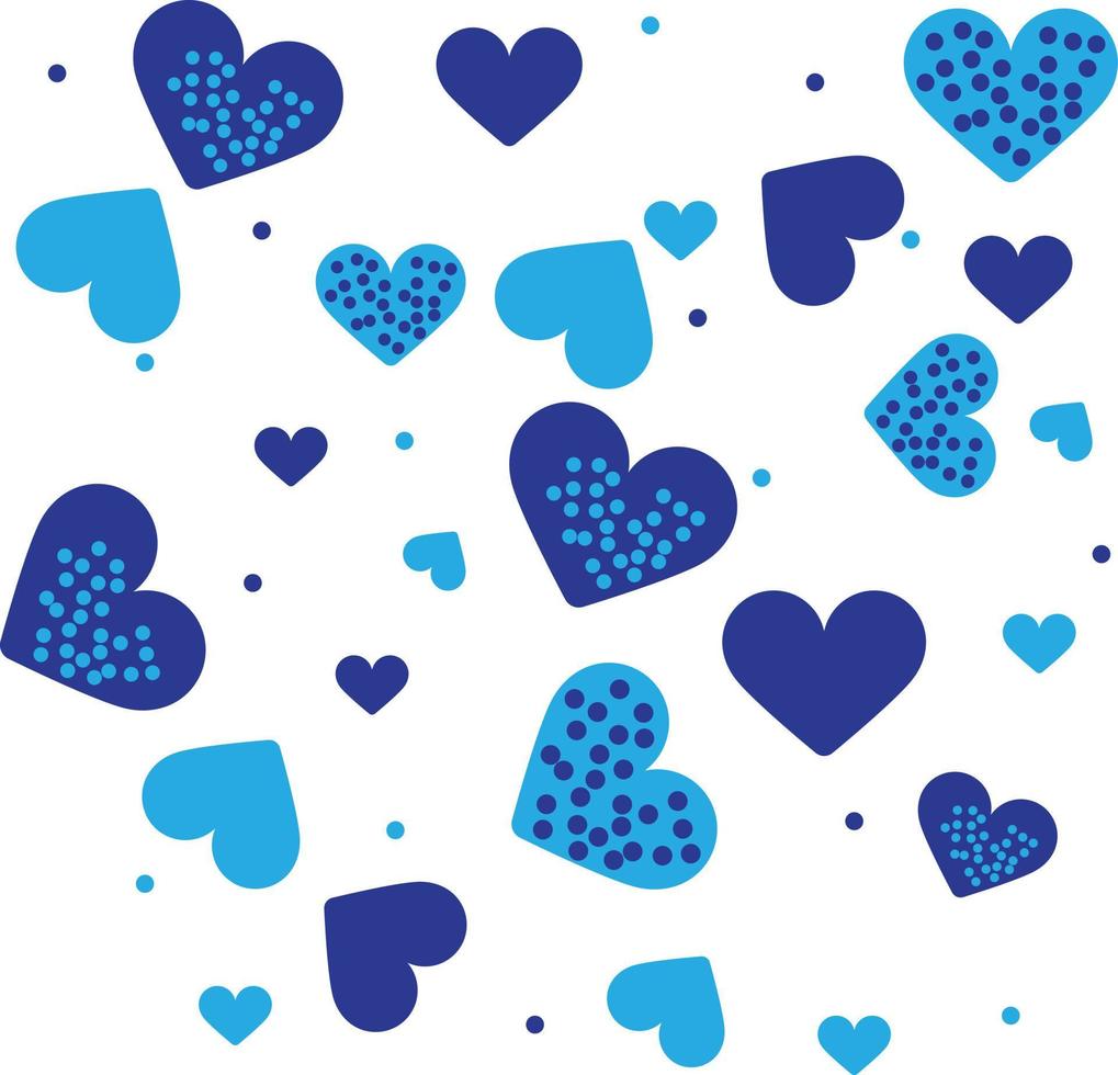 White background with heart icon and blue circle.For design background romantic banner,etc. vector