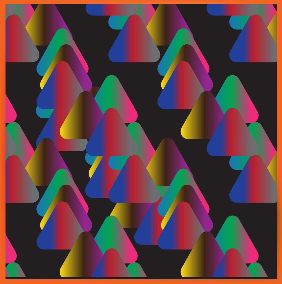 colorful background with rainbow triangles.for design thema school kids,etc. vector