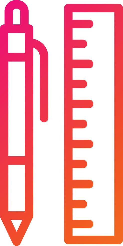 Stationery Vector Icon Design Illustration