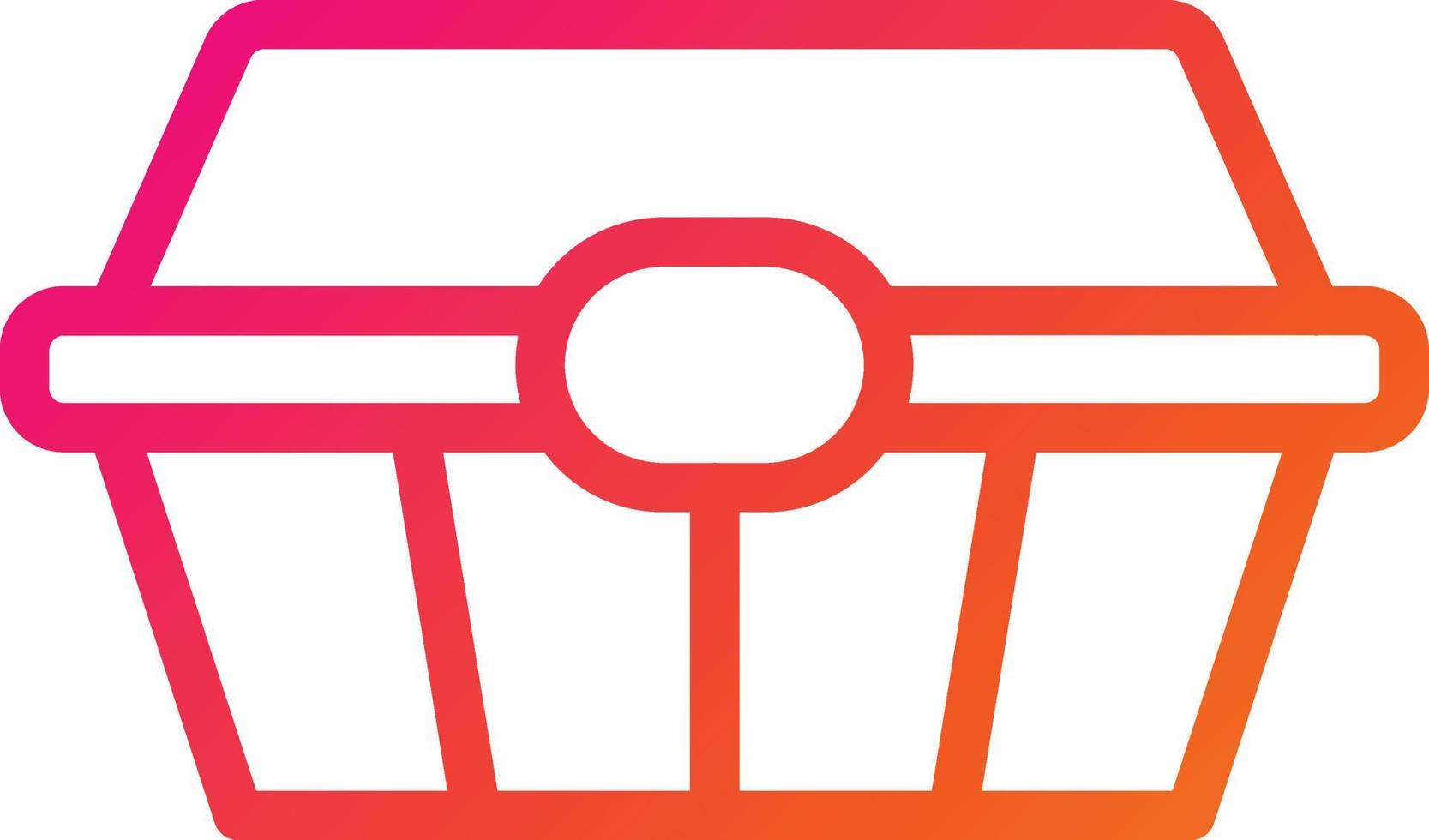 Lunch box Vector Icon Design Illustration