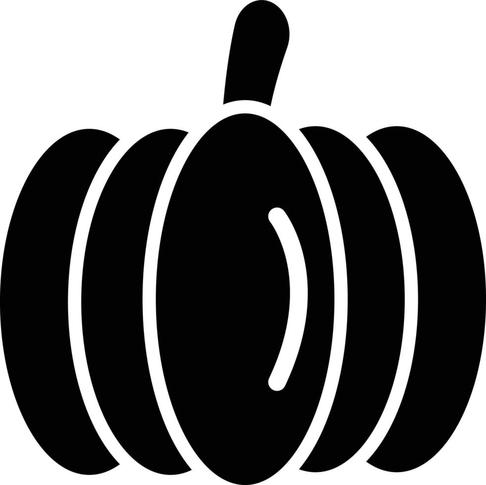 ilustración de diseño de icono de vector de calabaza