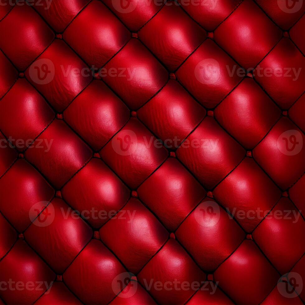 Vintage premium red leather background for decorations and textures - image photo