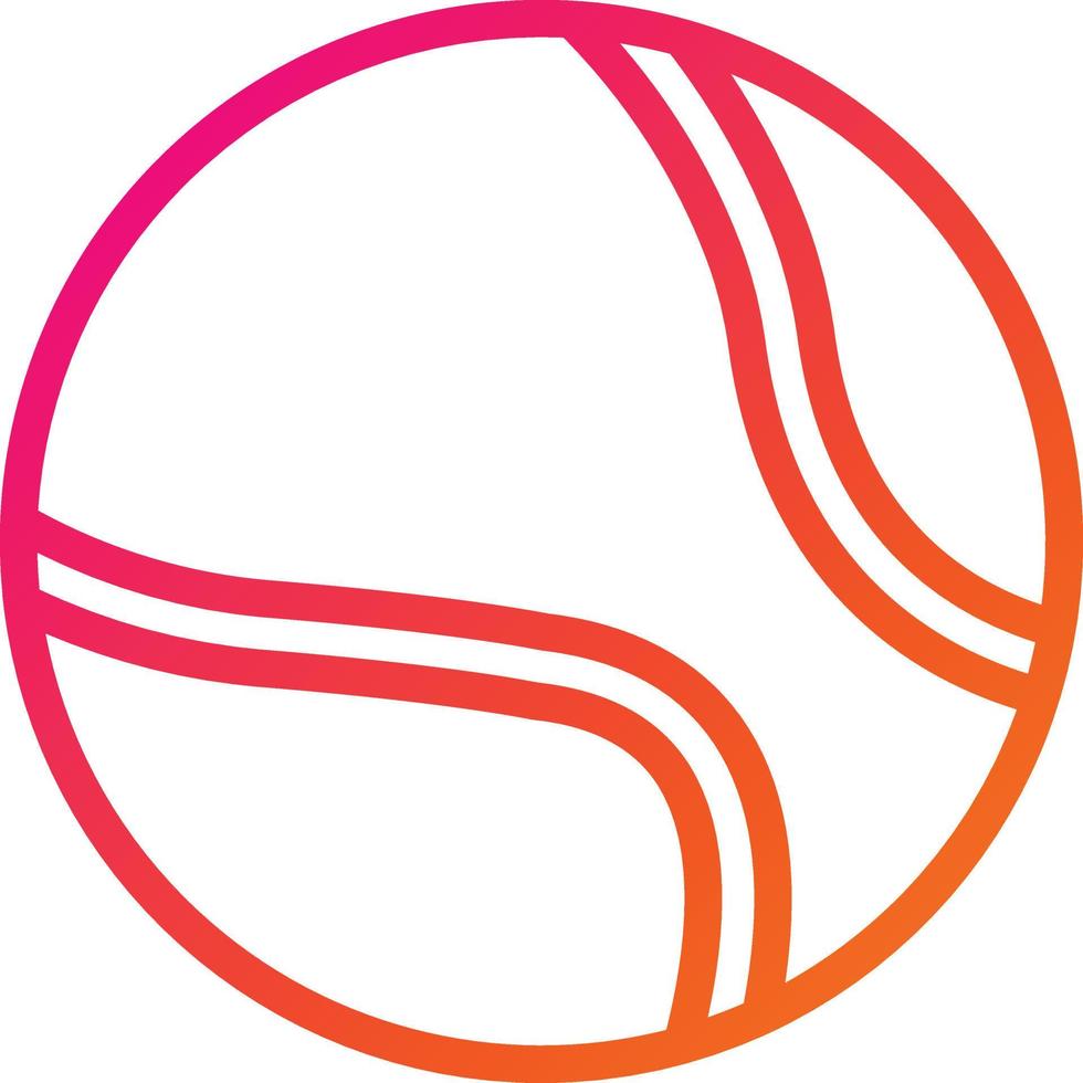 Tennis ball Vector Icon Design Illustration