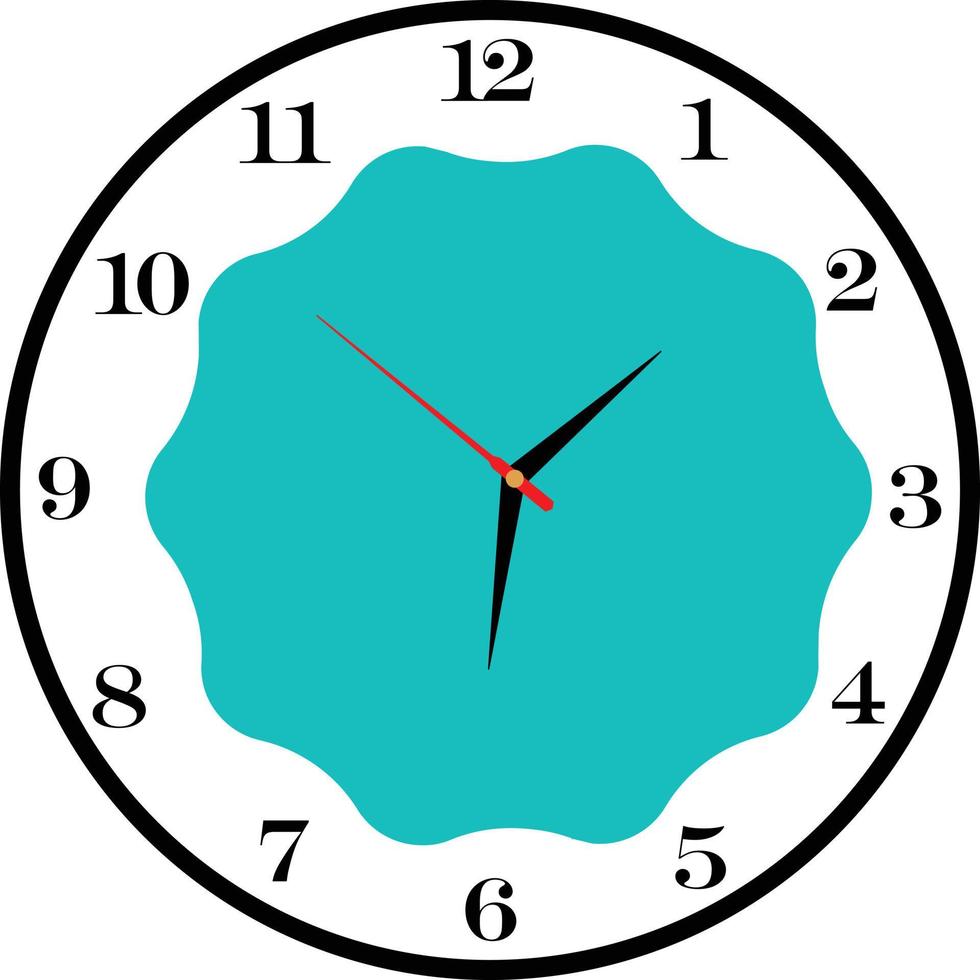 wall clock isolated on white Vector Time and Clock icon.Clocks icon collection design. analog clock icon symbol .Circle arrow icon.Vector illustration.