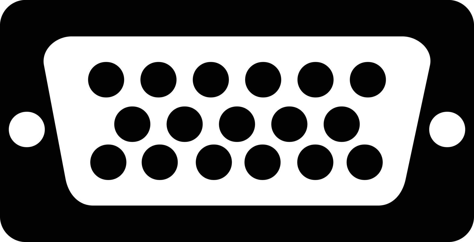 Vga Vector Icon Design Illustration