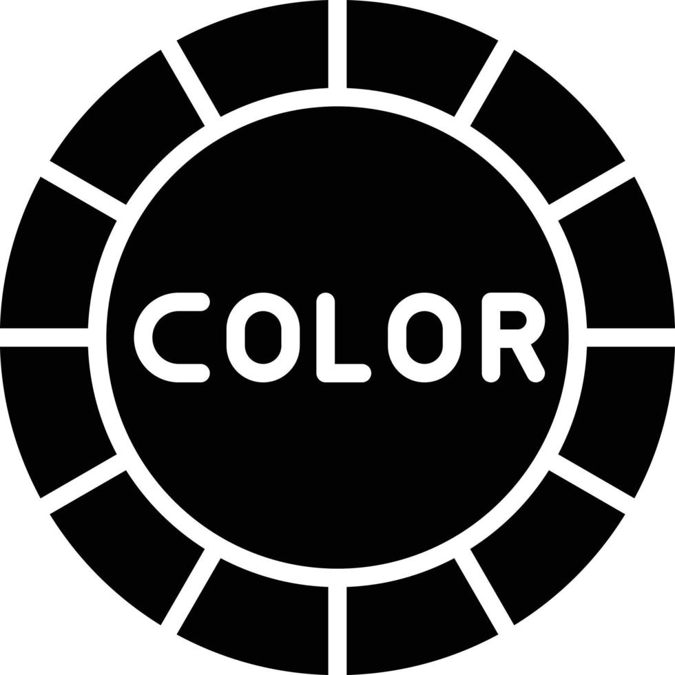 Color wheel Vector Icon Design Illustration