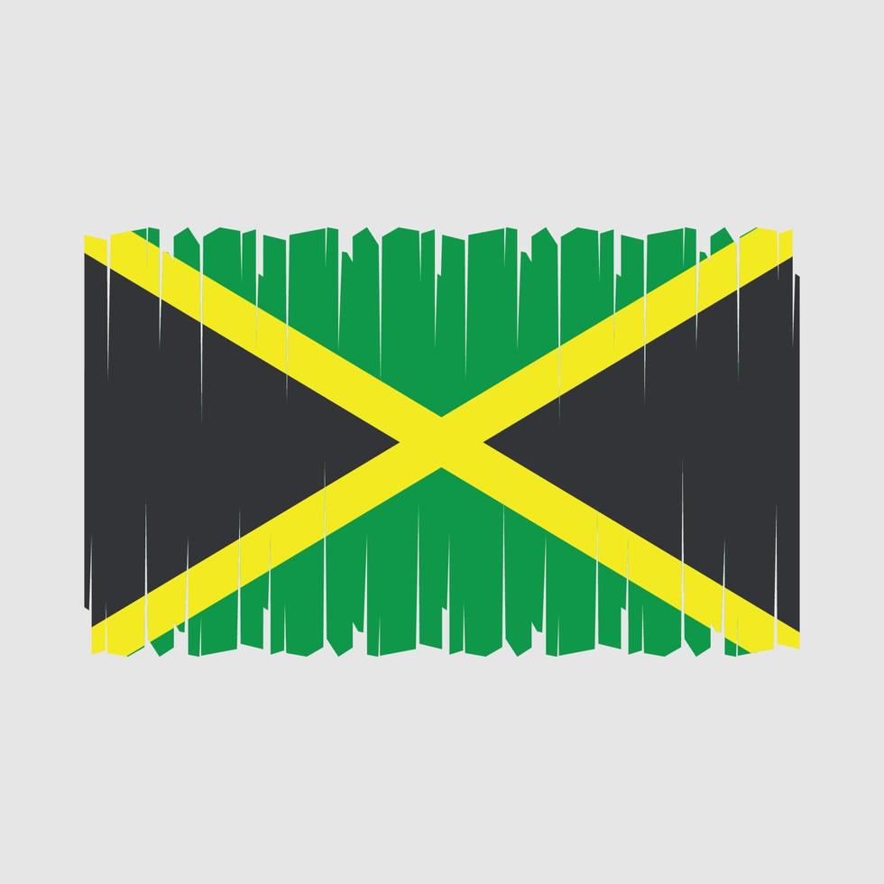 vector de bandera de jamaica