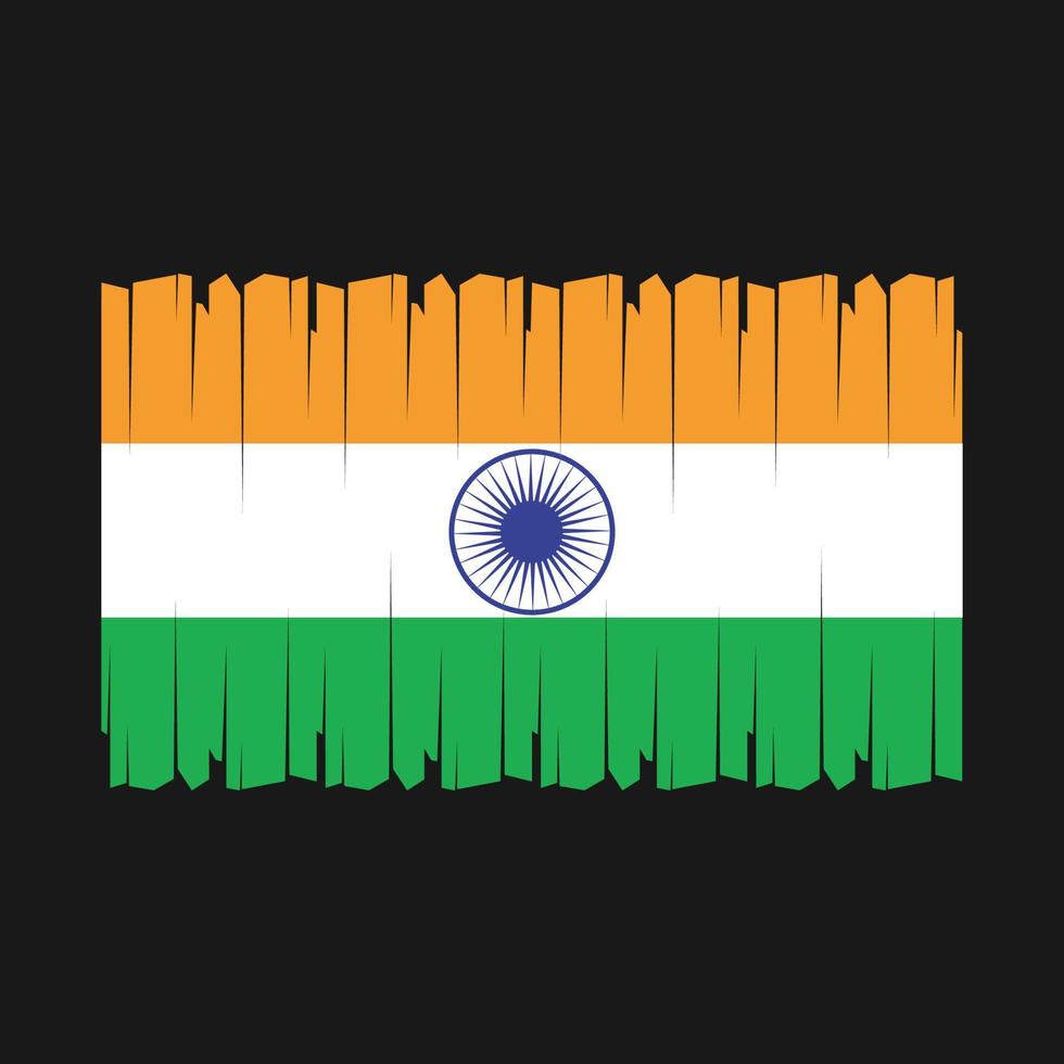 vector de la bandera de la india