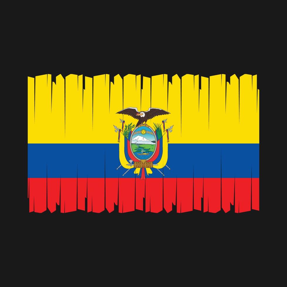 Ecuador Flag Vector