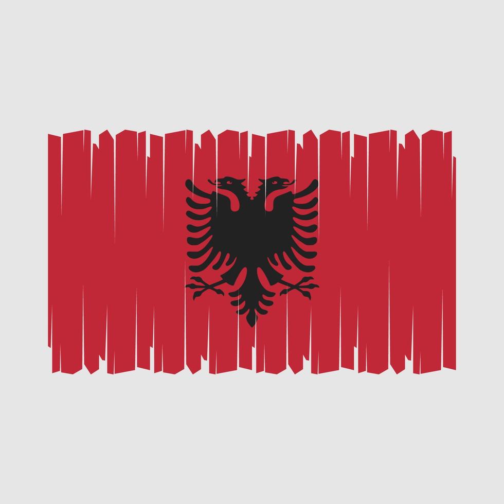 vector de bandera de albania