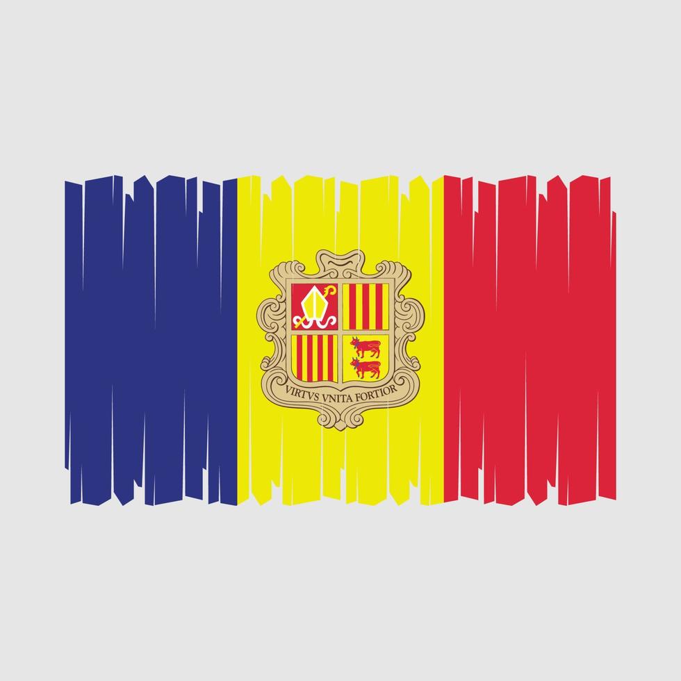 Andorra Flag Vector