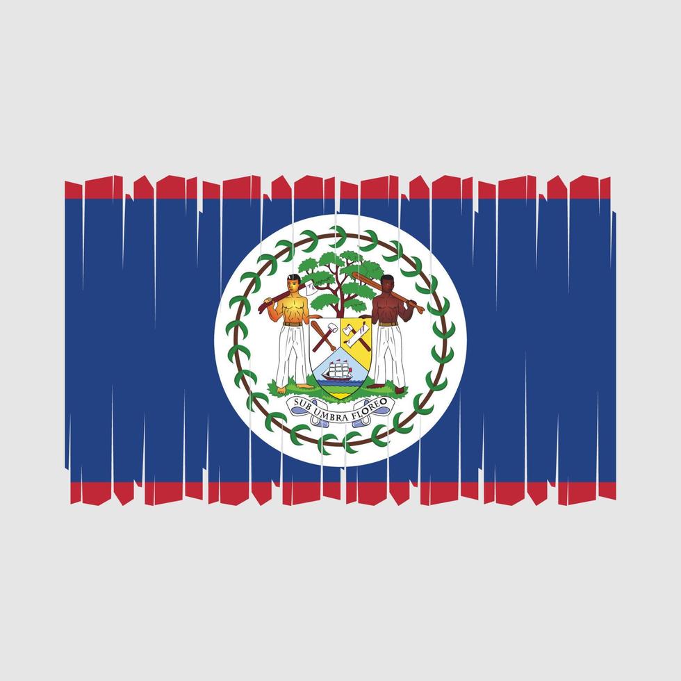 Belize Flag Vector