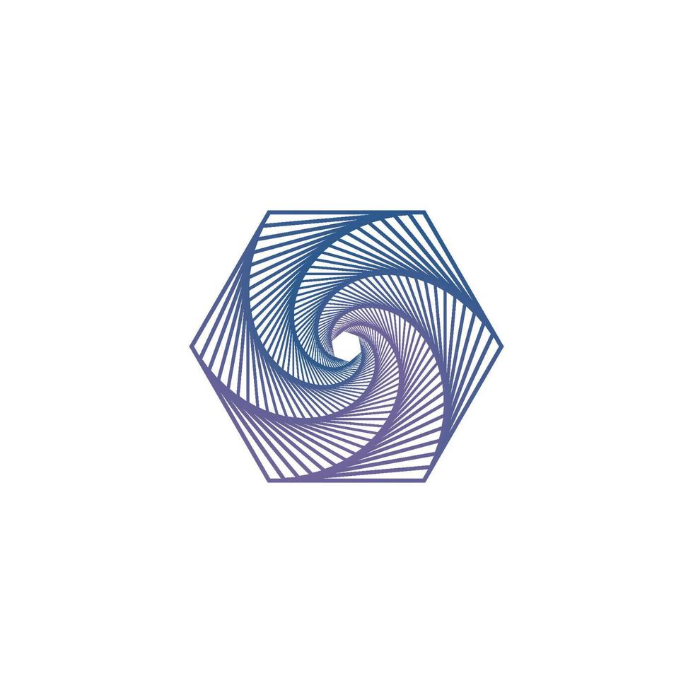 Vector gradient abstract logo flat design