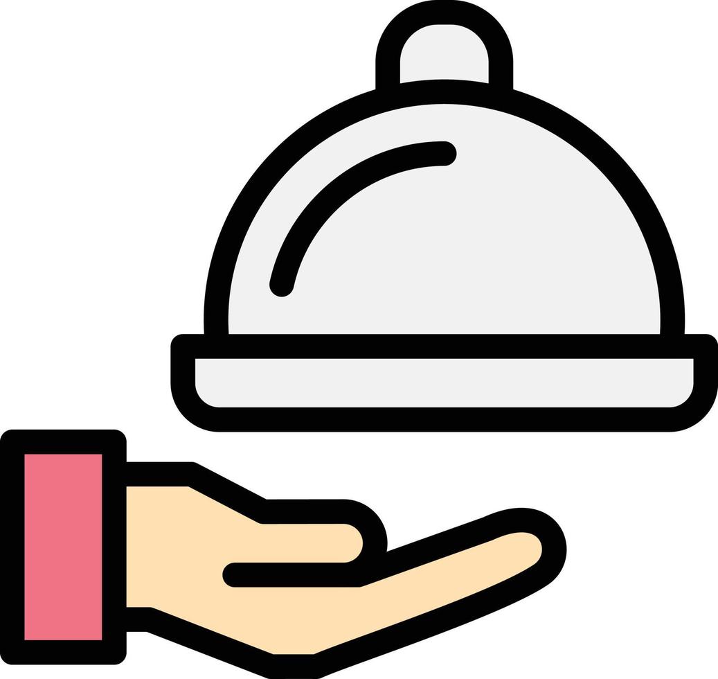 Room service Vector Icon Design Illustration