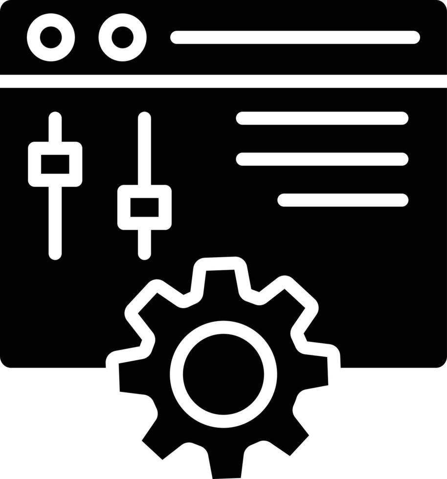 ilustración de diseño de icono de vector de panel