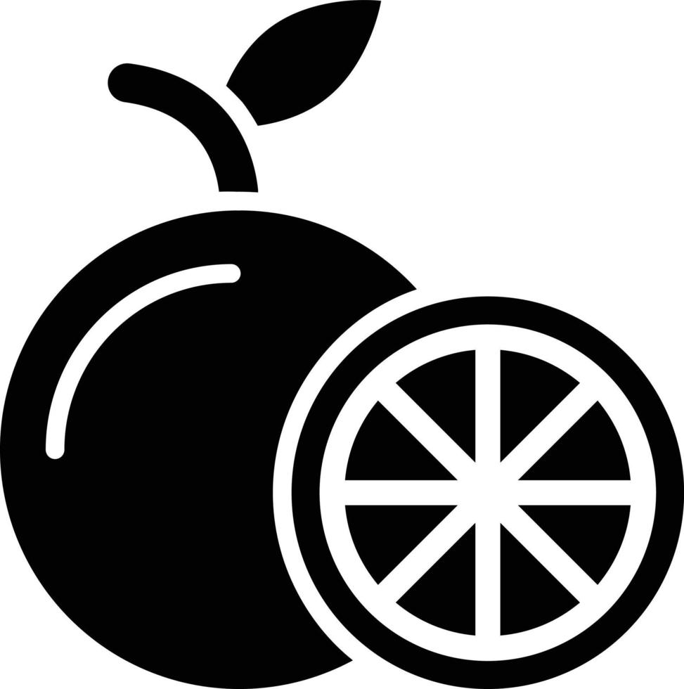 Orange Vector Icon Design Illustration