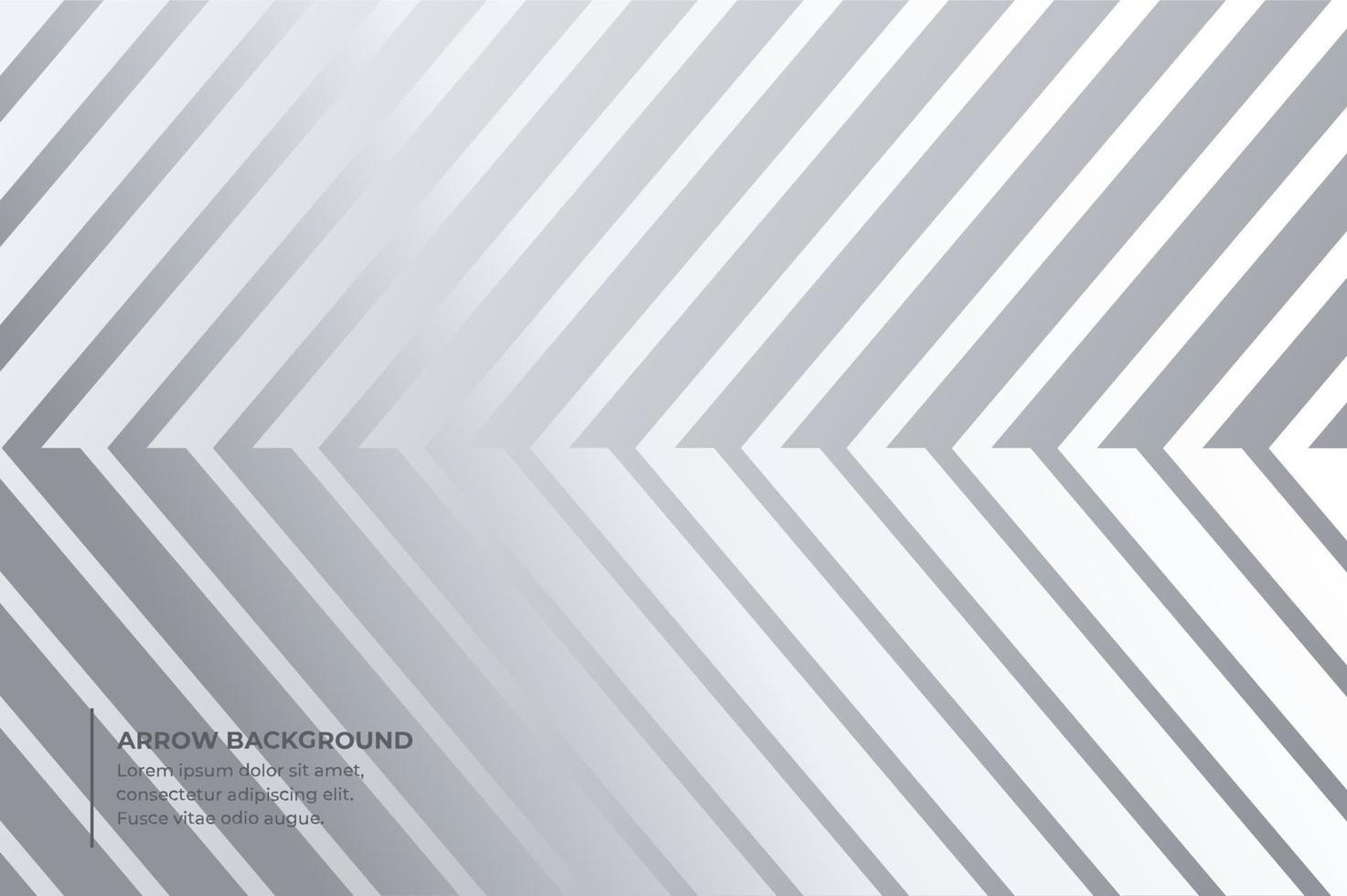 Silver stripe background. Abstract arrow design. Modern stripe design vector