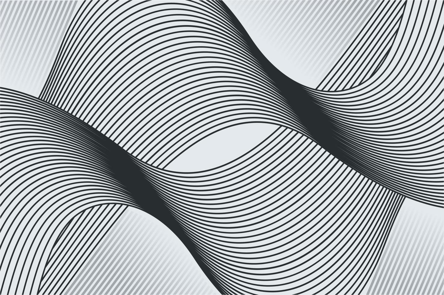 Simple line wave abstract wallpaper. Line abstract background vector
