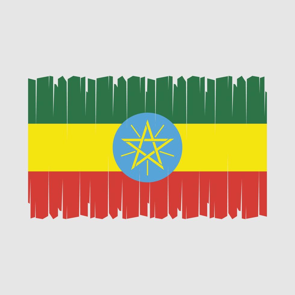 Ethiopia Flag Vector