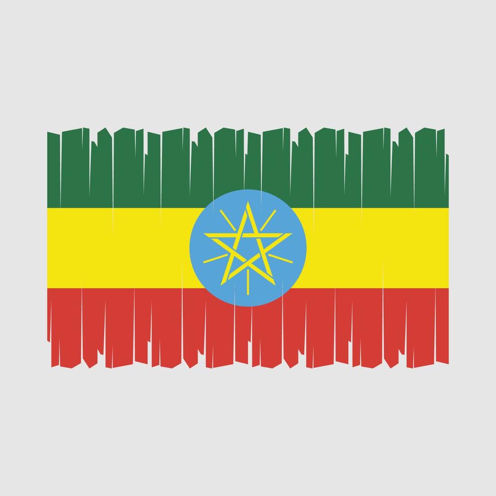 Ethiopia Flag Vector