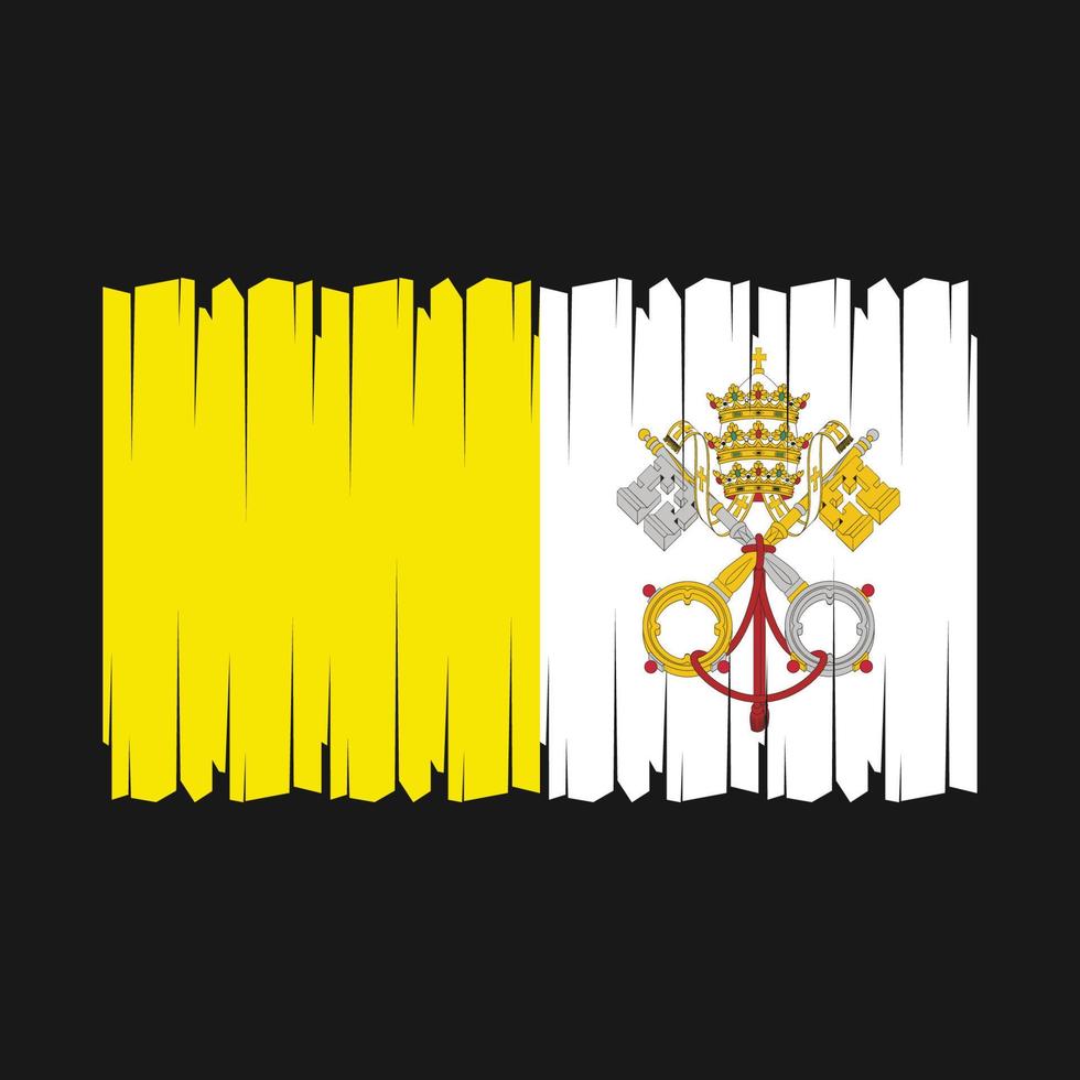 Vatican Flag Vector