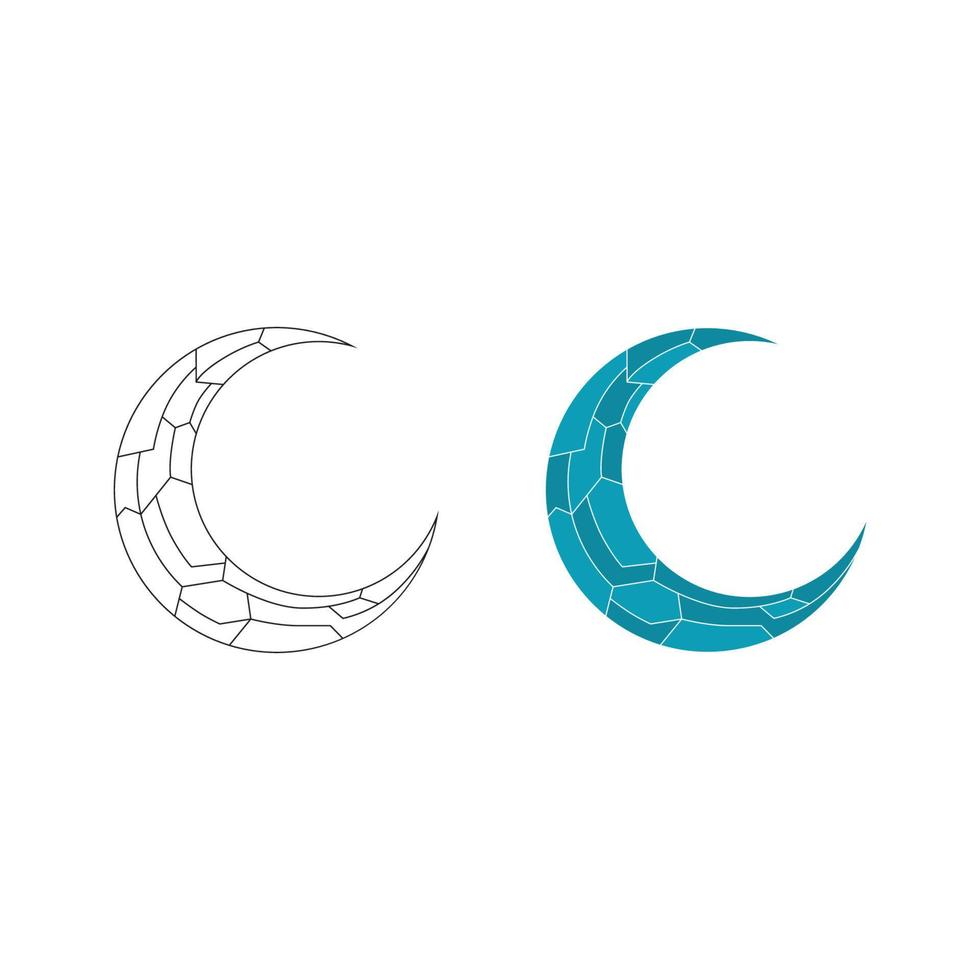 islamic icon and ramadhan logo design vector graphic sign