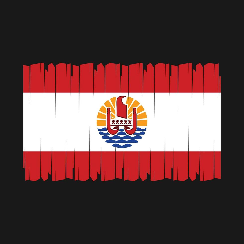 French Polynesia Flag Vector