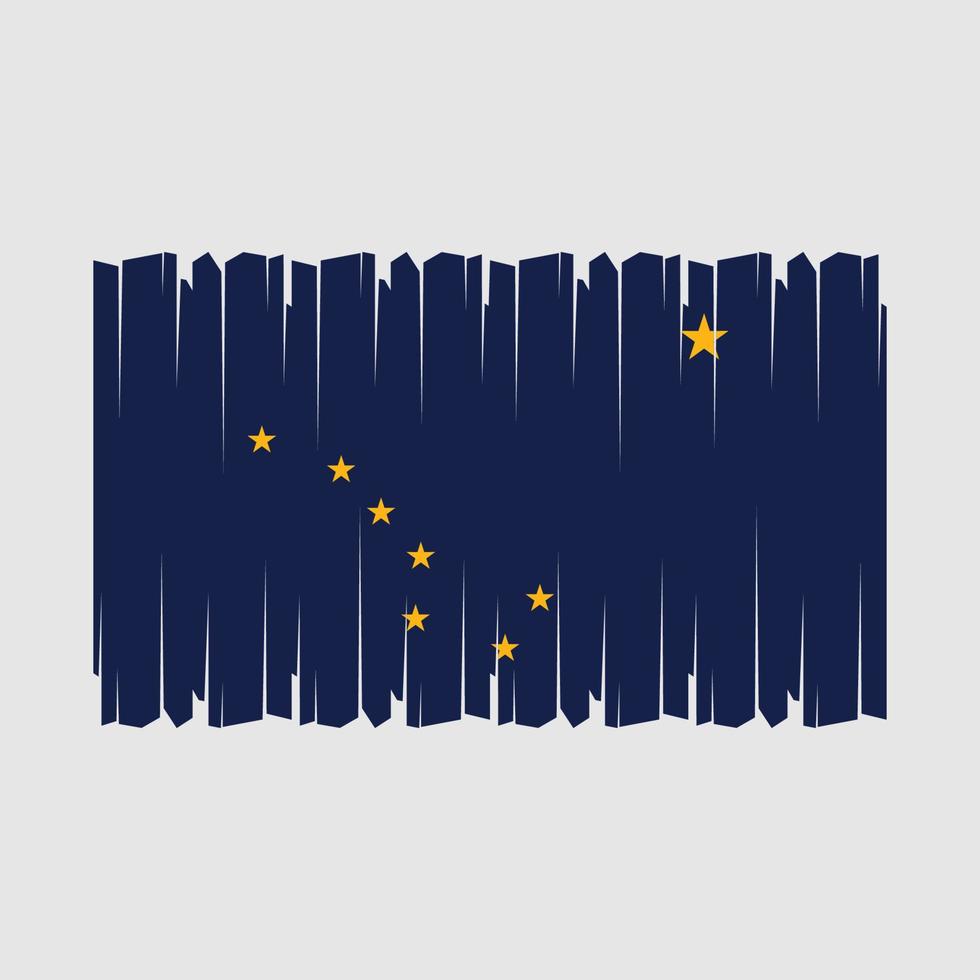 Alaska bandera vector