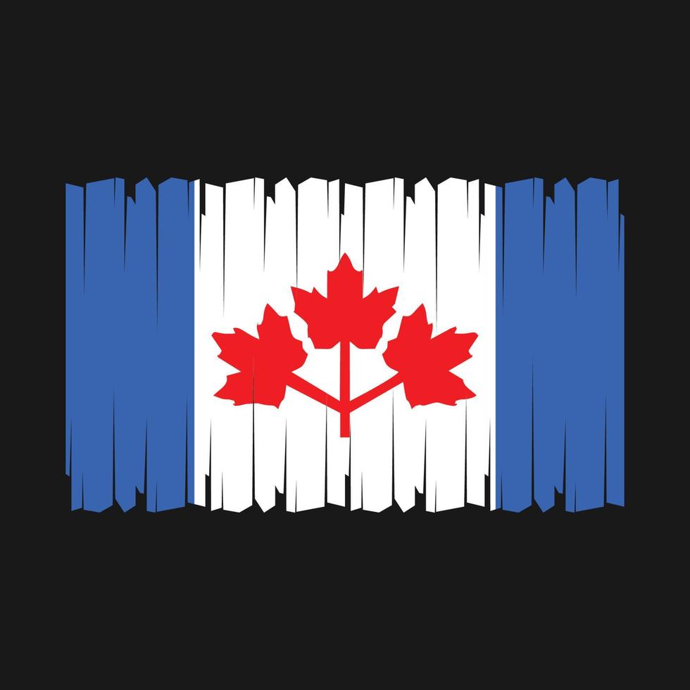 vector de bandera de canadá