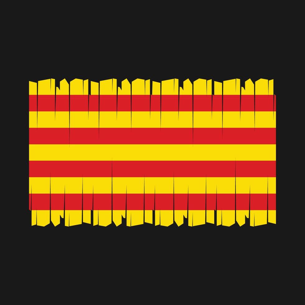 Catalonia Flag Vector