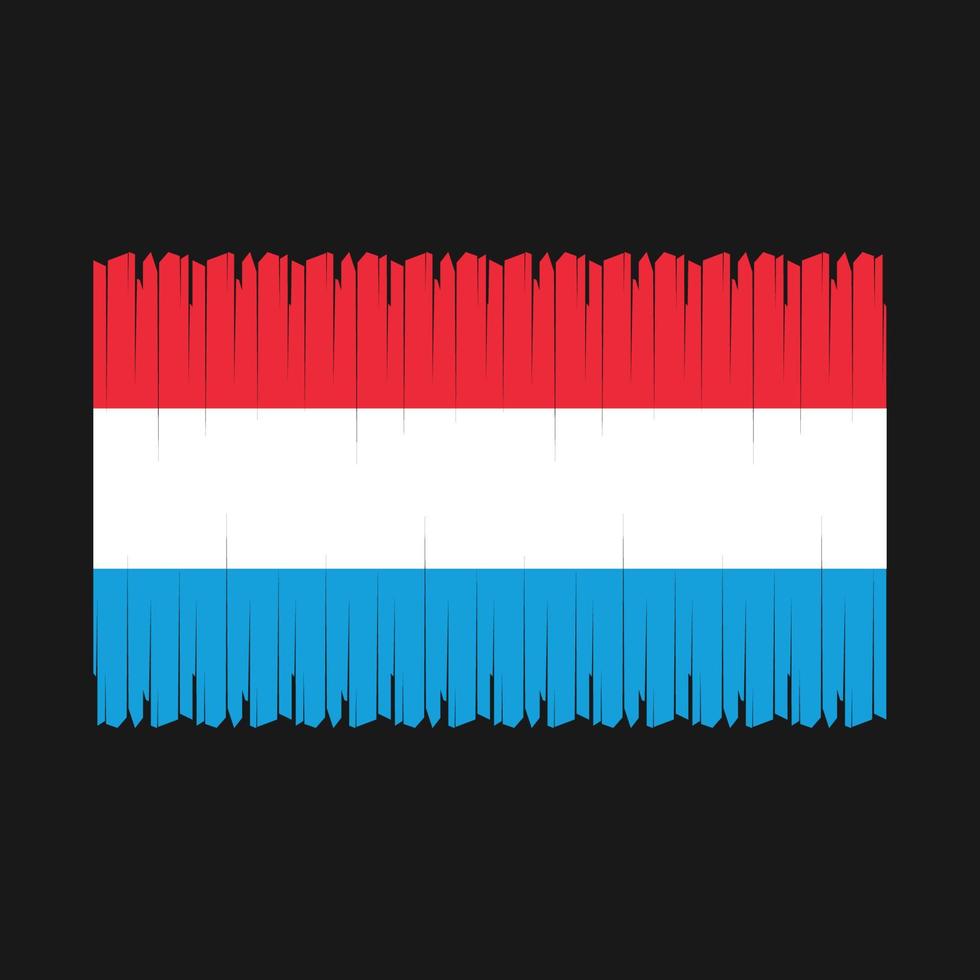 Luxembourg  Flag Vector