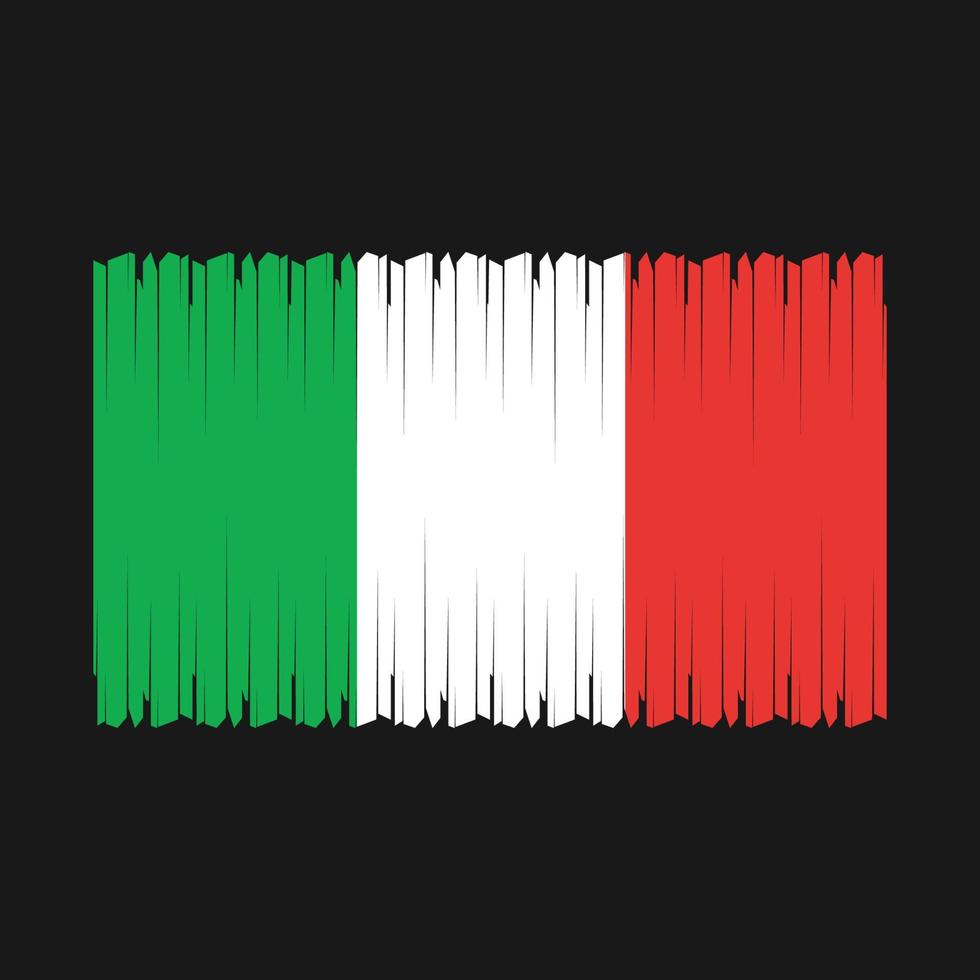 vector de bandera de italia