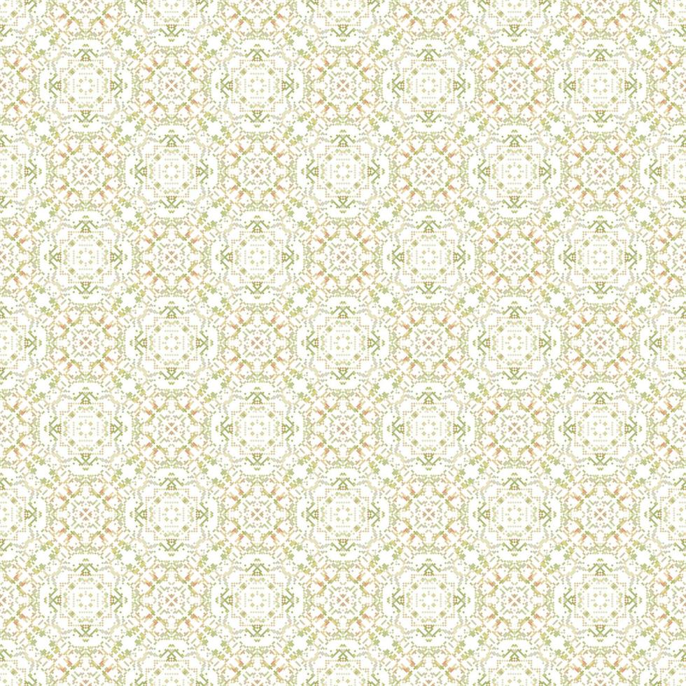 Decorative background made of small squares. The rich decoration of abstract patterns for construction of fabric or paper. vector