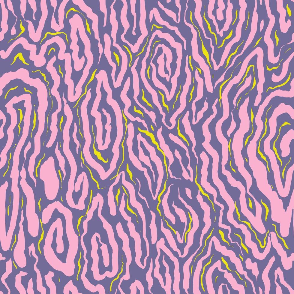 Very peri and pink zebra pattern. Print like bark of tree texture. vector